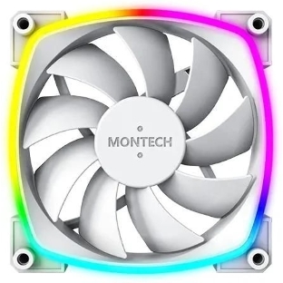 Вентилятор для корпуса MONTECH AX120 PWM белый, 120 мм, 1600 об/мин, 27 дБ, 4 pin