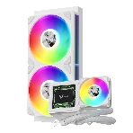 Система жидкостного охлаждения Formula V Line Cryo Wing Digi 240 WH, 240мм, LCD 2.73', 2x120мм, ARGB fans, LGA115X/1200/1700/1851/1366/2011/2066, AM3/AM4/AM5/Ryzen3/Ryzen5/Ryzen7/Threadripper/RT4, фото8