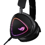 Гарнитура ASUS ROG Delta II чёрный, беспроводная + проводная, Bluetooth, подсветка, фото5