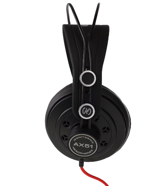 Проводные наушники Axelvox AX51 черный, полноформатные