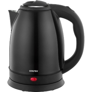 Электрочайник Centek CT-1068 черный, 2.0 л, 2000 Вт, скрытый нагревательный элемент