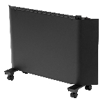 Конвектор электрический Denzel XCE-1500B черный, 1500 Вт, 20 м2, термостат, фото 1
