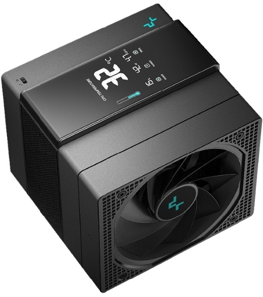 Кулер для процессора DEEPCOOL ASSASSIN IV VC VISION черный, 120 мм, алюминий/медь, 1800 об/мин, 29.3 дБ, 4 pin, 300 Вт, 172 мм