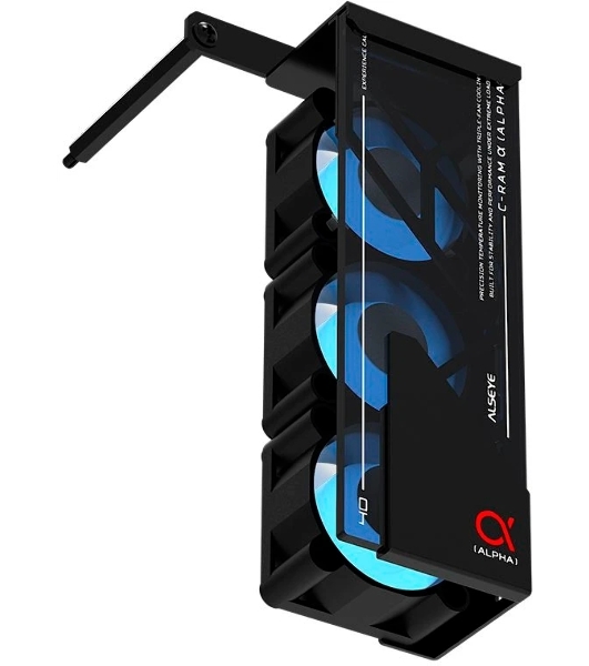 Вентилятор для процессора ALSEYE AS.03.08.0001 (C-RAM-Alpha-B) Product Size: 145.9 x 82 x 38.3мм Number of fans: 3 Size: 40 x 40 x 20мм Material: 1мм SPCC thick sheet metal Surface treatment: Powder coated black on the surface Box: Black Leaf: Milk white Luminous effect: internally emitting ARGb Speed: 1000-3500RPM Ou