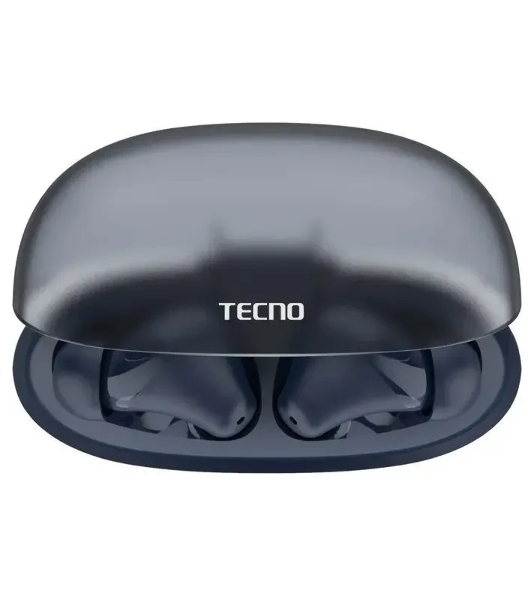Наушники TWS Tecno Buds 4 темно-синий, внутриканальные, Bluetooth, до 6 ч