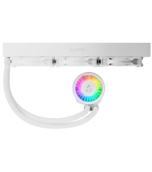 Система жидкостного охлаждения Arctic Cooling Liquid Freezer III Pro 360 ARGB Whte ACFRE00188A белый 120мм алюминий+медь 2500rpm 31db 4-pin
