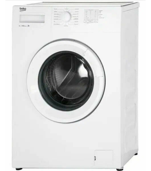 Стиральная машина Beko WRE6511BWW (R) белый, загрузка фронтальная 6 кг, 1000 об/мин., класс: А