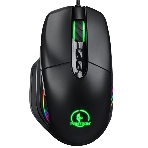 Мышь проводная Jet.A Panteon PS120 черный, 6200 dpi, USB, кнопки - 8, фото 1