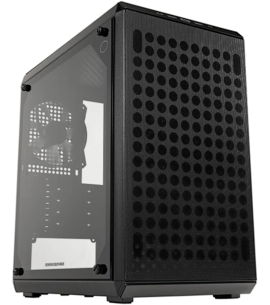 Компьютерный корпус Cooler Master MasterBox Q300L V2 черный без БП mATX 4x120мм 1x140мм 2xUSB3.0 audio bott PSU