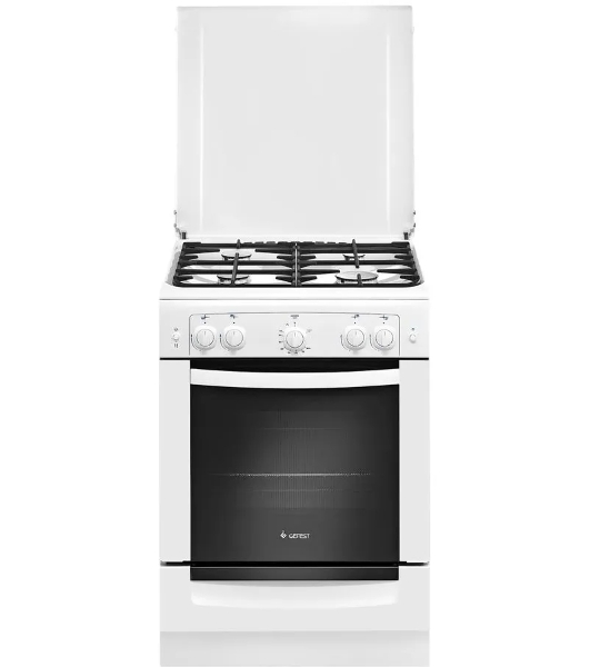 Плита газовая Gefest ПГ 6100-02 0309 белый, конфорок 4 шт, духовка 52 л, 60 см x 85 см x 60 см