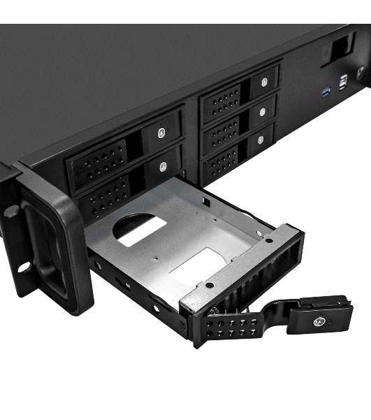 Серверный корпус ExeGate Pro 2U480-HS06 (RM 19', высота 2U, глубина 480, БП 700ADS, 6xHotSwap, USB)