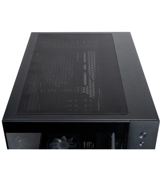 Компьютерный корпус Chieftec Visio черный без БП ATX 2x80мм 4x120мм 2x140мм 1xUSB 2.0 2xUSB 3.0 audio bott PSU