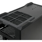 Компьютерный корпус без блока питания HSPD F711-TGbK, Panoramic Full Tower, Black, TG, 0.7 SPCC, no fans ATX, mATX, mITX 190/420/280мм 2x2.5', 2x3.5', 7xPCI 1xUSB-A 3.0, 1xUSB-C 445x235x475мм, фото2