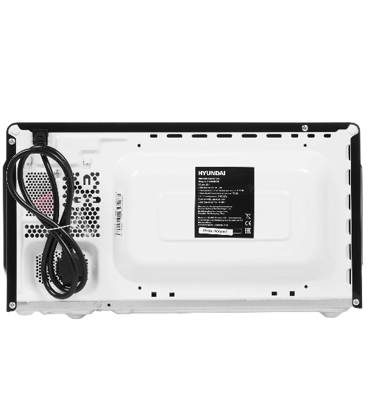 Микроволновая печь Hyundai HYM-M2039 черный, 20 л, 700 Вт, переключатели - поворотный механизм