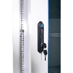 Шкаф телекоммуникационный напольный ЭКОНОМ 18U (600 × 800) дверь стекло, дверь металл, фото6