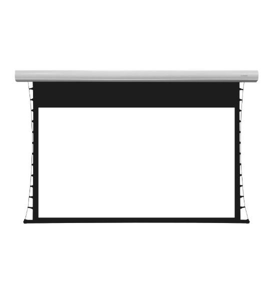 Экран с электроприводом Lumien Cinema Control 185x230 см (раб.область 125х222 см) (100') Matte White FiberGlass черная кайма по периметру, доп.черная область 55 см, триггер., RS232, IR, RF управл. в комплекте, белый корпус 16:9