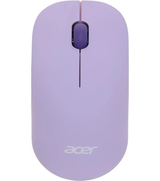 Комплект клавиатура + мышь Acer OCC205 беспроводной USB, 1200 dpi, фиолетовый