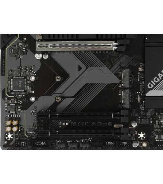 Материнская плата Gigabyte B760 GAMING X WIFI6E GEN5, LGA1700, Intel B760, 4xDDR5, 4xSATA, 3xM.2, 1xPCIe 5.0 x16, 2xPCIe 3.0 x1, 1xHDMI, 1xDP, 1x2.5Gb LAN, Wi-Fi 6E, Bluetooth 5.3, 1xUSB-C 5Gbps, 1xUSB-A 10Gbps, 1xUSB-A 5Gbps, 5xUSB-A 2.0, 6x3.5 мм, 7.1, ATX