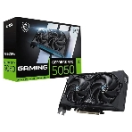 Видеокарта MSI GeForce RTX 5050 8G GAMING OC, NVIDIA RTX 5050, 8 ГБ GDDR6, 128 бит, PCI-e 5.0, 1xHDMI, 3xDP, 2647 МГц, фото2