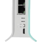 Роутер беспроводной MikroTik hAP ax lite (L41G-2AXD) AX600 10/100/1000BASE-TX голубой, фото5