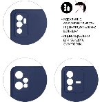 Чехол (клип-кейс) DF vCase-06, для Vivo Y21/Y33s, синий vcase-06 (blue), фото4