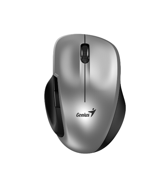 Мышь беспроводная Genius Ergo 8200S серебристый, 1200 dpi, радиоканал, USB, кнопки - 5