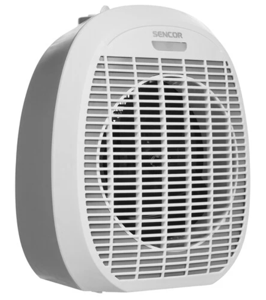 Тепловентилятор Sencor SFH 7017WH, белый, 2000 Вт, 20 м2, термостат