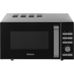Микроволновая печь Galanz MOS-2402FDS серебристый/черный, 20 л, 800 Вт, переключатели - кнопки, поворотный механизм