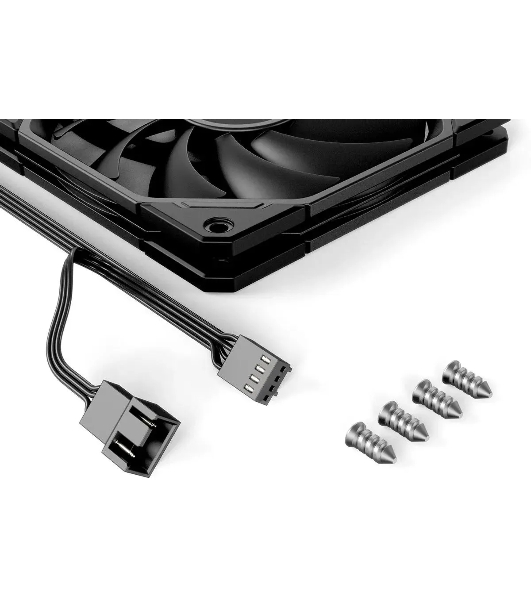Вентилятор для корпуса ID-Cooling TF-12015-K черный, 120 мм, 2200 об/мин, 32.3 дБ, 4 pin