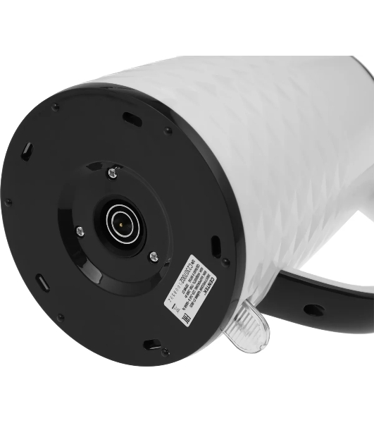 Электрочайник Centek CT-0025 белый, 1.8 л, 2000 Вт, скрытый нагревательный элемент