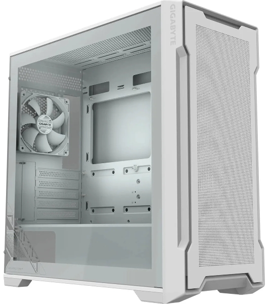 Компьютерный корпус Gigabyte C102W Gb-C102GI белый без БП M-ATX 5x120мм 4x140мм 2xUSB 3.0 audio bott PSU