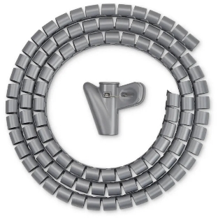Кабельный органайзер Buro Spiral Hose 15x1500мм Silver