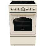 Плита электрическая Gorenje GECS5B70CLI бежевый, конфорок 4 электрических, духовка 70 л, 50 см x 85 см x 59.4 см, фото 1
