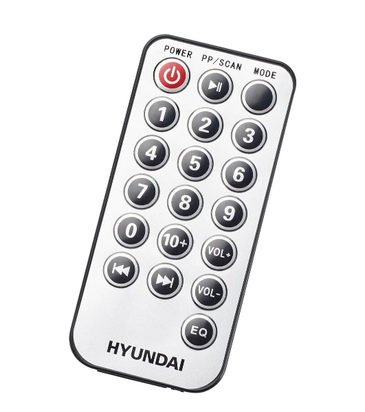 Минисистема Hyundai H-MC1231 черный 40Вт FM USB BT micro SD