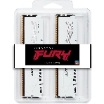 Оперативная память Kingston Fury Beast, DDR5, 32Gb (2x16Gb), 5600MHz, CL40, DIMM, с радиатором, белый, фото2