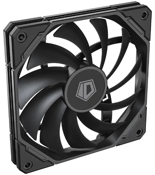 Вентилятор для корпуса ID-Cooling TF-12015-K черный, 120 мм, 2200 об/мин, 32.3 дБ, 4 pin