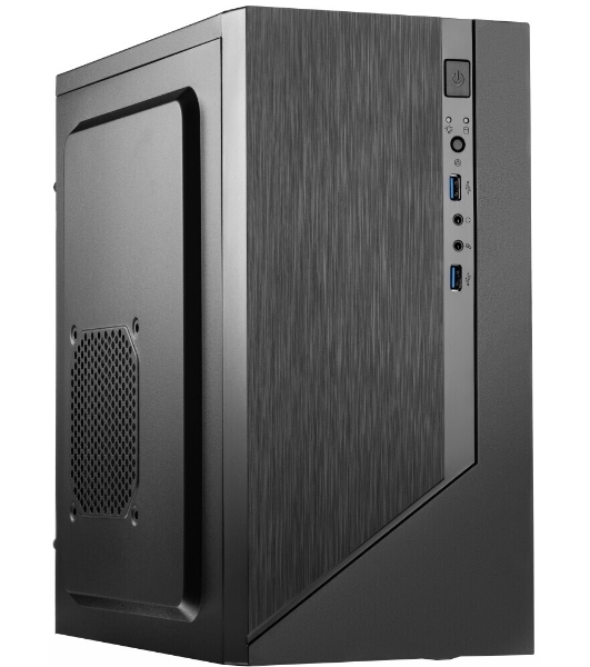 Компьютерный корпус Сase Forza mATX, 450W, 2xUSB 3.0, Black, w/o FAN, 12 см fan PSU, power cord