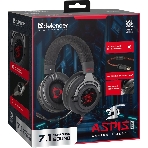 Гарнитура Defender Aspis Pro чёрный, проводная, съёмный микрофон, подсветка, фото2