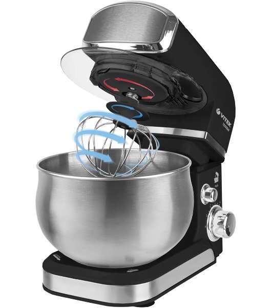Кухонная машина Vitek Midnight VT-4116 черный/стальной