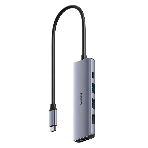 USB-концентратор CUDY UH405, USB Type-C, HDMI, USB, адаптер/ USB Type-C, фото 1