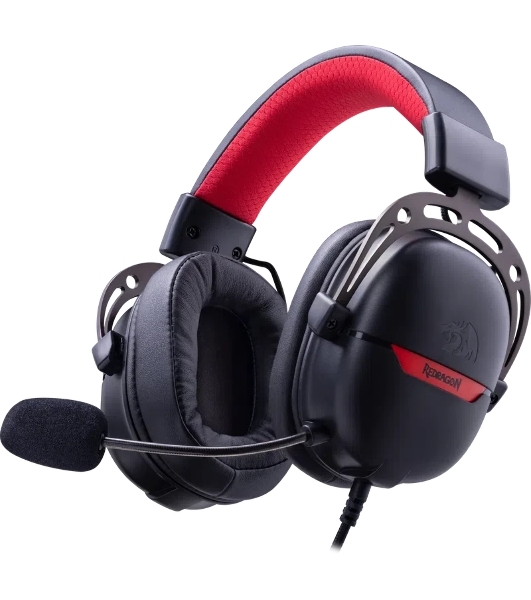 Гарнитура Redragon Aurora чёрный, проводная, USB