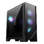 Корпус MSI MAG FORGE 320R Airflow, Midi-Tower, чёрный, 4 x 120 мм, фото 1