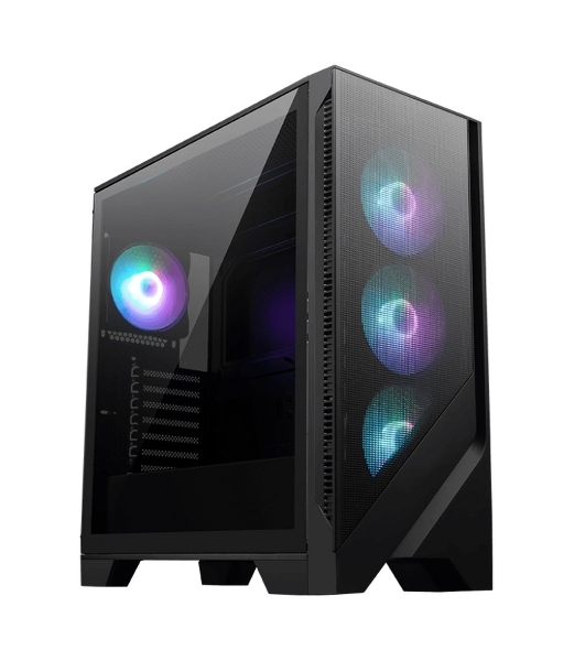 Корпус MSI MAG FORGE 320R Airflow, Midi-Tower, чёрный, 4 x 120 мм