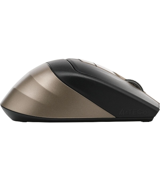 Мышь беспроводная A4Tech Fstyler FG35 золотистый/черный, 2000 dpi, радиоканал, USB, кнопки - 6