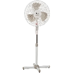 Вентилятор Oasis VF-40PWG белый/серый, напольный, 40 Вт, 3 скорости, 40 см (4 шт. в коробке), фото 1