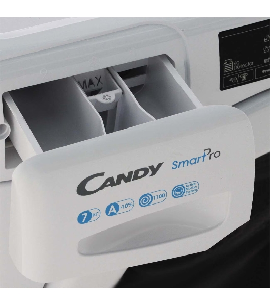 Стиральная машина Candy Smart Pro CSO4 107TB1/2-07 белый, загрузка фронтальная 7 кг, 1000 об/мин., класс: А