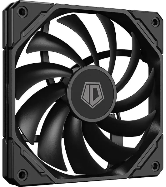 Вентилятор для корпуса ID-Cooling TF-12015-K черный, 120 мм, 2200 об/мин, 32.3 дБ, 4 pin