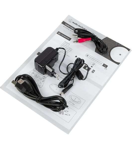 Проигрыватель винила Audio-Technica AT-LP60XUSB полностью автоматический серебристый