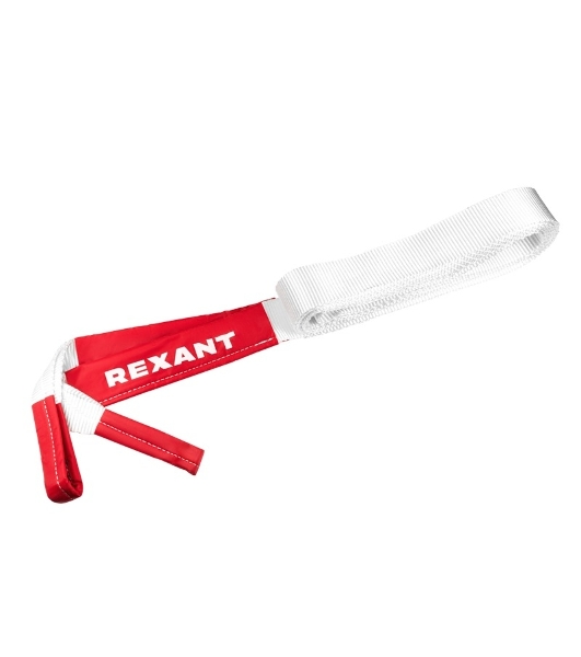 Трос динамический (стропа) Rexant 7т, 6м, белый, в чехле