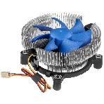 Кулер для процессора Crown CM-90 v2 серебристый/синий, 90 мм, алюминий, 2000 об/мин, 20 дБ, 3 pin, 95 Вт, 57 мм, фото5